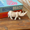 Soapstone Rhinoceros Natural Stone Sculpture