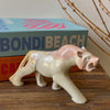 Soapstone Cheetah Natural Stone Sculpture