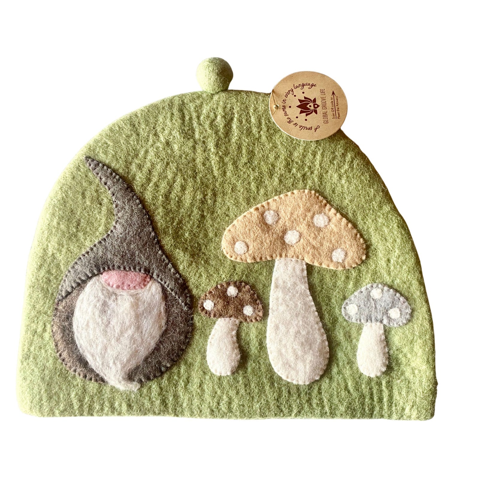 Gnome Tea Cozy, Sage