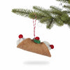 Cannoli Felt Ornament