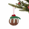 Christmas Pudding Felt Ornament