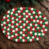 Felt Casserole Trivet, Classic Christmas