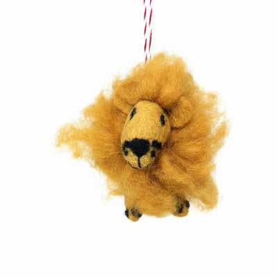 Lion Felt Ornament