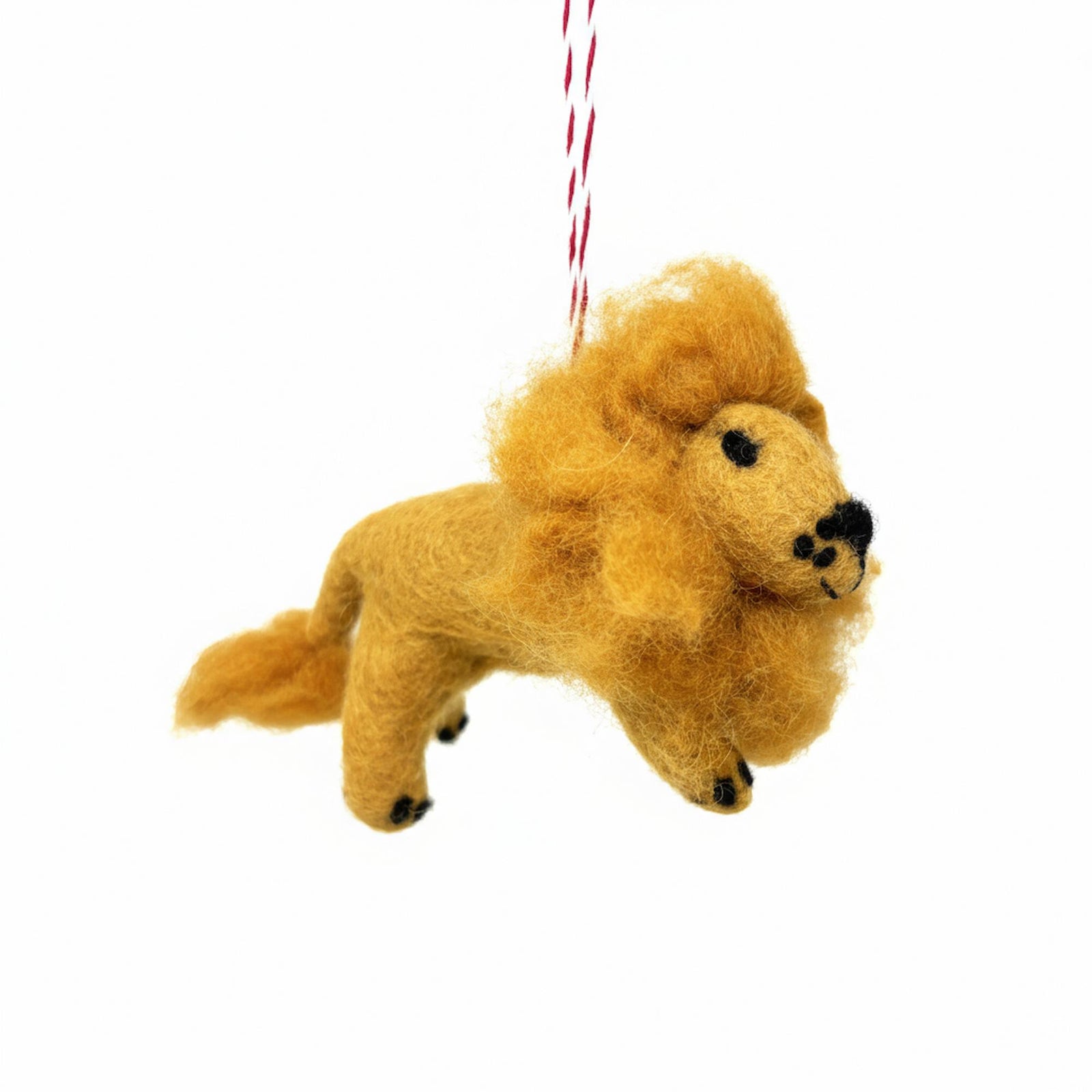 Lion Felt Ornament