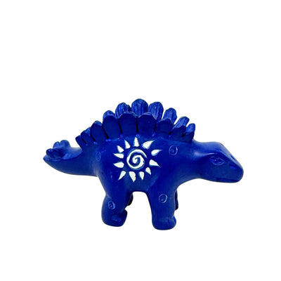 Soapstone Stegosaurus Dinosaur - Sold as Assorted Colors