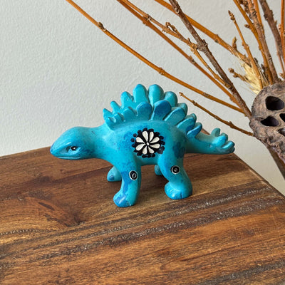 Soapstone Stegosaurus Dinosaur - Sold as Assorted Colors