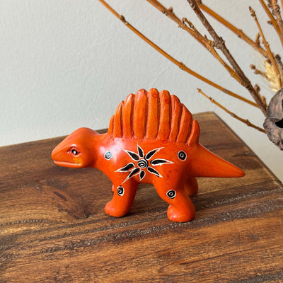 Soapstone Dimetrodon Dinosaur - Sold as Assorted Colors