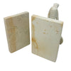 Soapstone Elephant Natural Stone Bookends