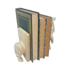 Soapstone Elephant Natural Stone Bookends