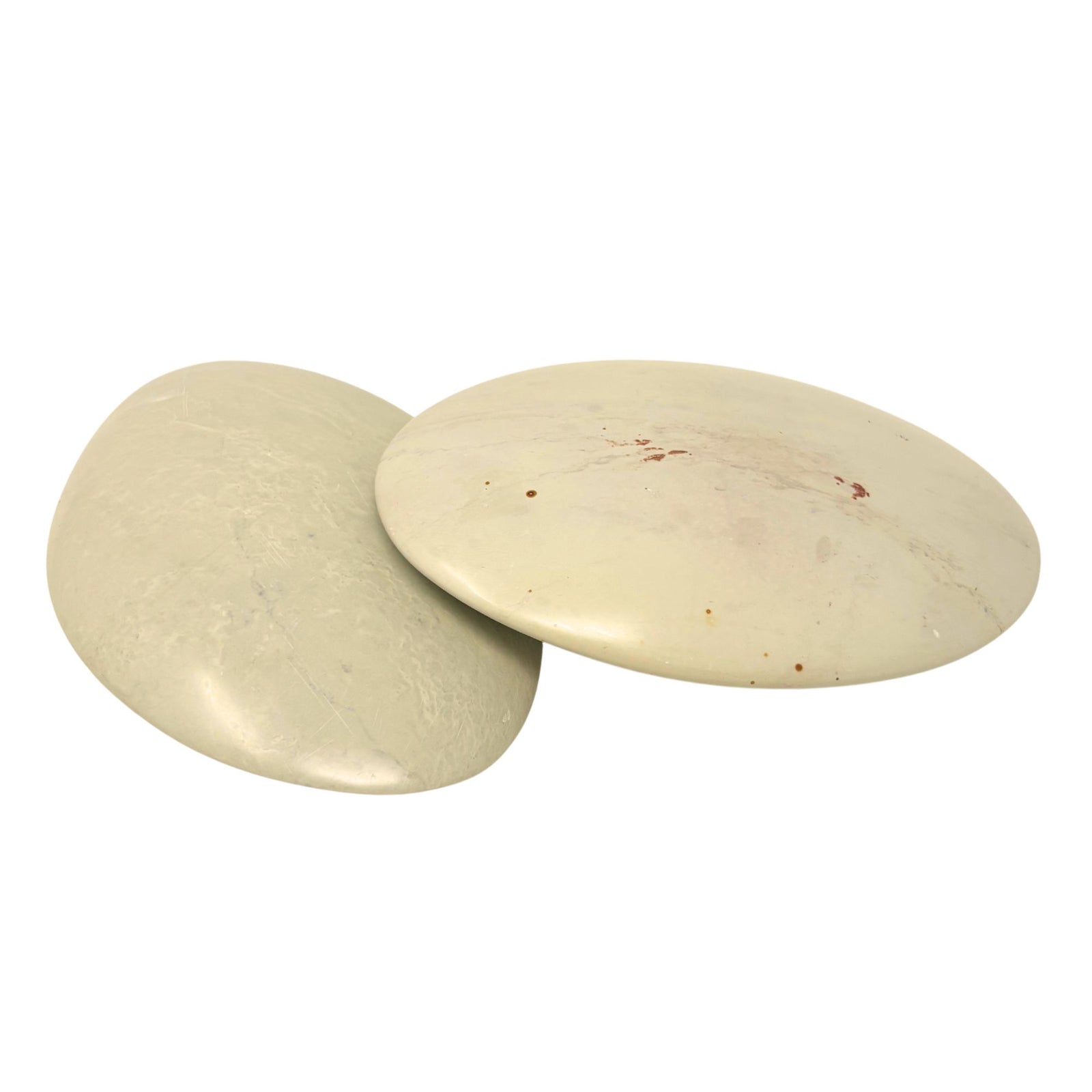 Polished Soapstone Massage Stone 5 inch Oblong