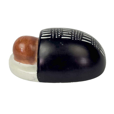 Soapstone Nativity with Mudcloth Strokes