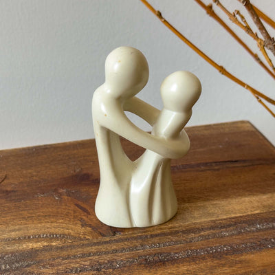Soapstone Lovers Dance with me Sculpture - 4-inch
