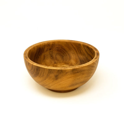 Rustic Jacaranda Wood Bowl, 6 inch