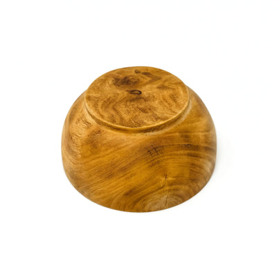Rustic Jacaranda Wood Bowl, 6 inch