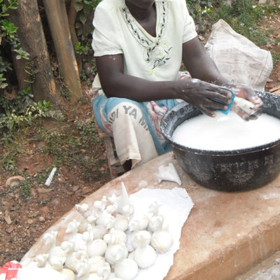 Display Set: 15 Polished Soapstone Massage Stones + Display bowl