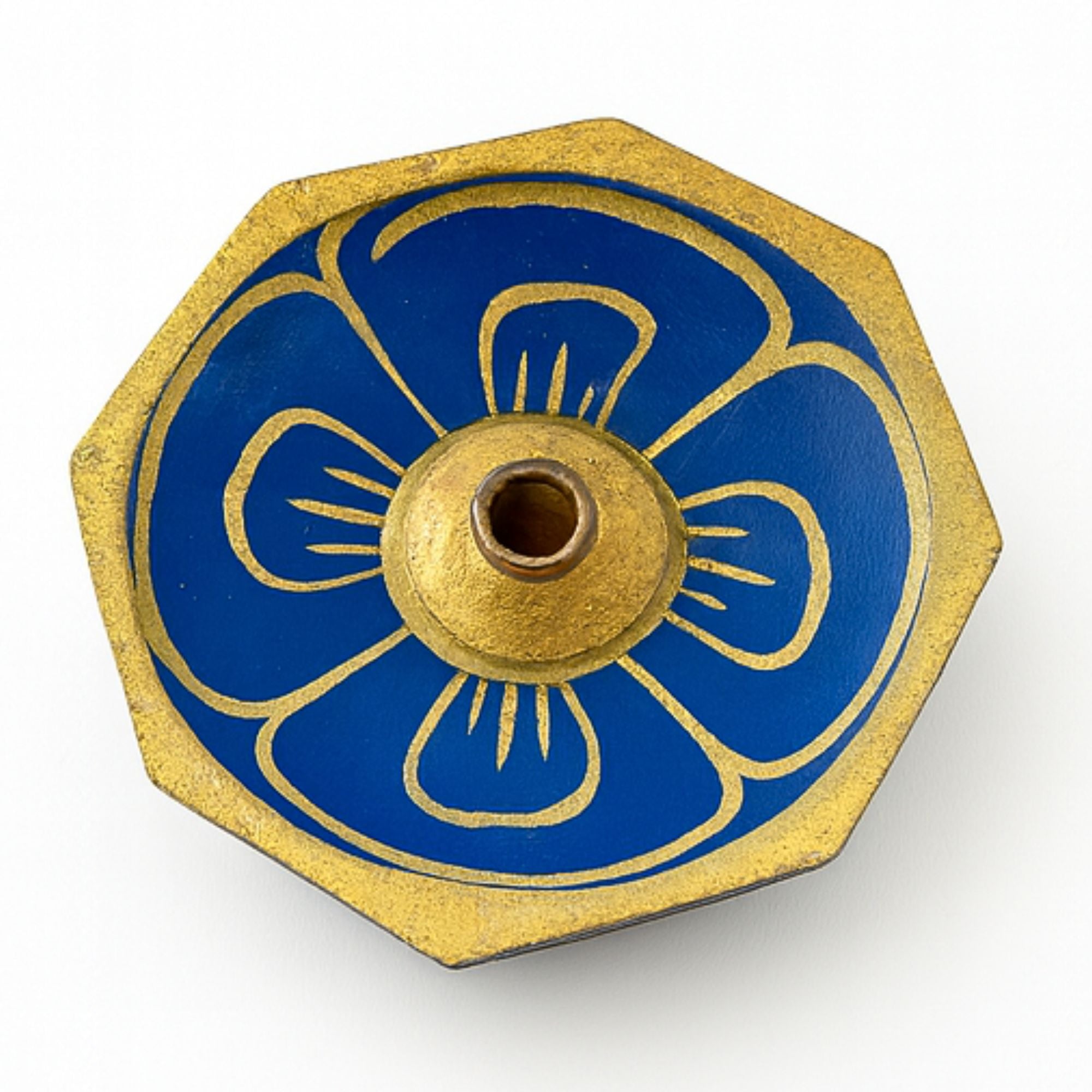 Incense Burner - Azure Octagon