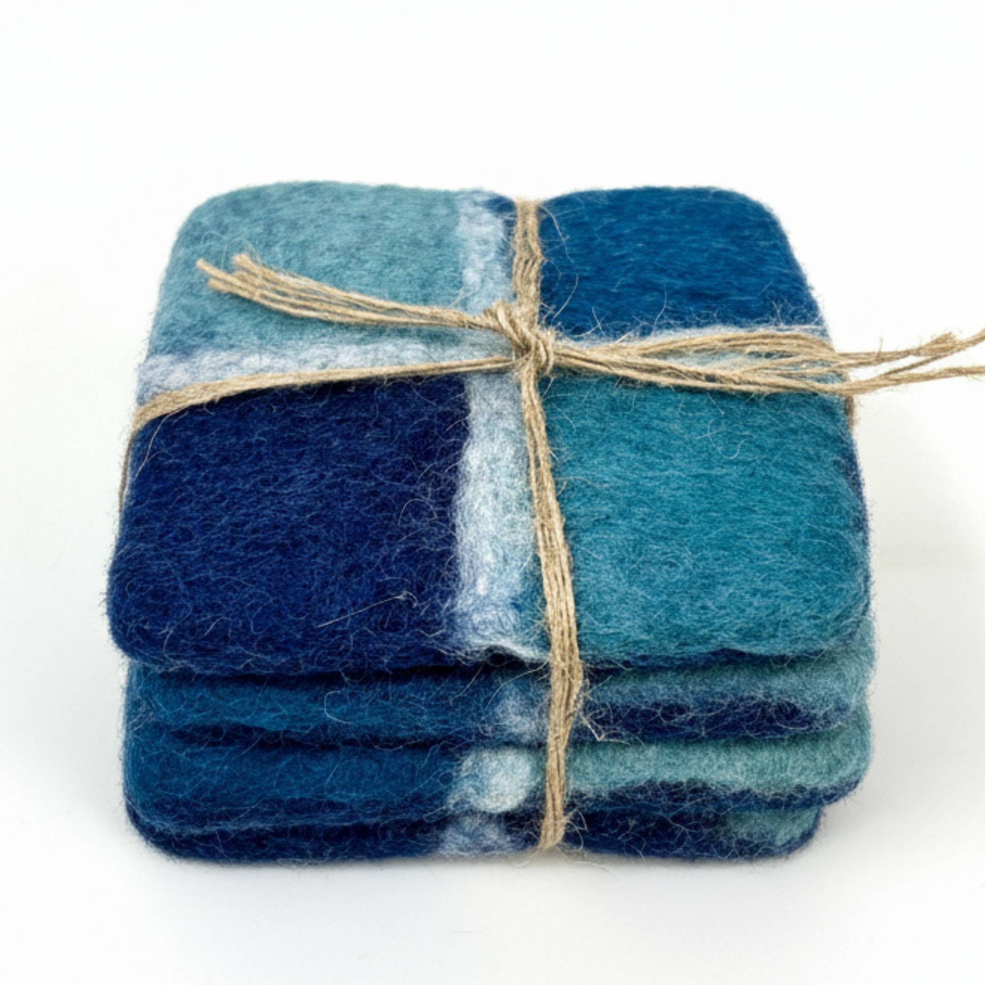 Ocean Window Pane Coasters, Set of 4