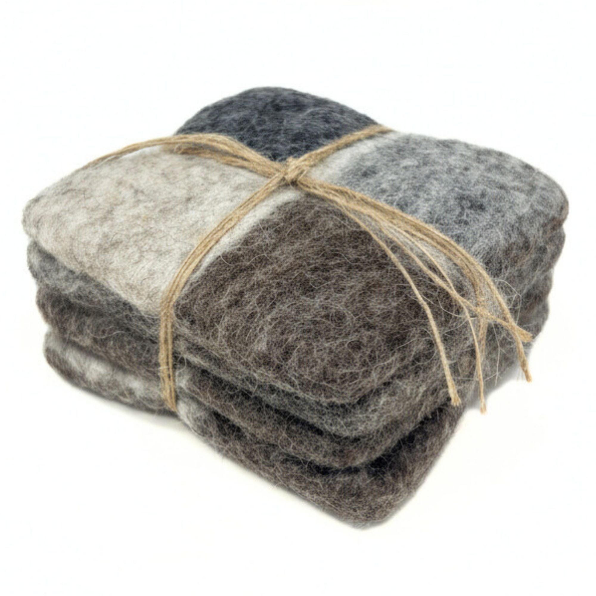 Sand & Stone Window Pane Coasters, Set of 4