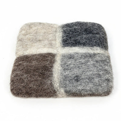 Sand & Stone Window Pane Coasters, Set of 4