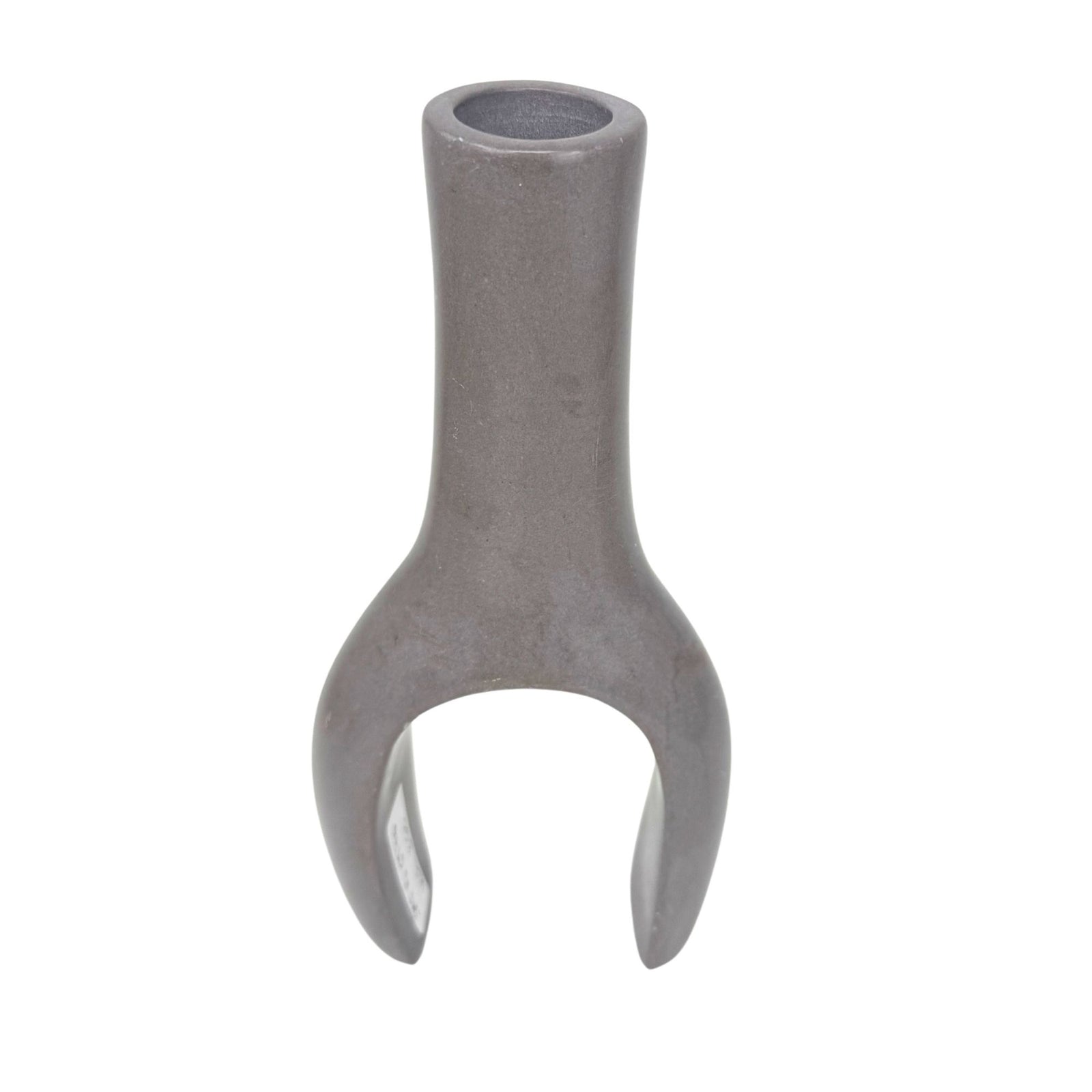 Soapstone Modern Grey Flower Vase or Candle Holder