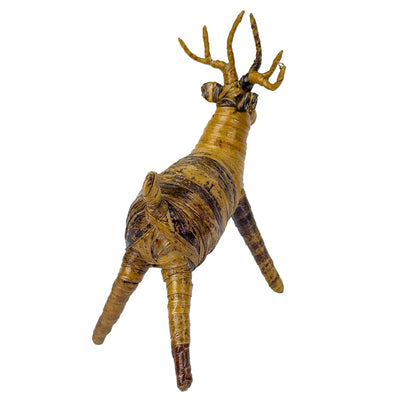 Handcrafted Banana Fiber Reindeer Decor