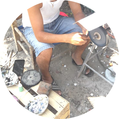 Pink Pressed Flower Rectangle Stud Earrings