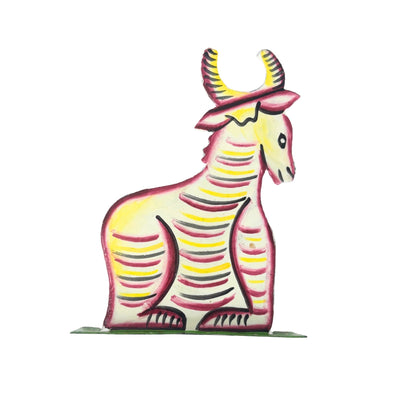 Nativity Set, Steel Drum Metal Art from Haiti (15 piece)