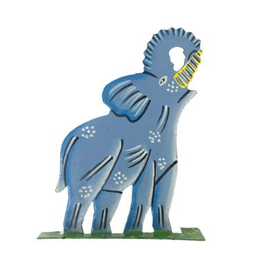 Nativity Set, Steel Drum Metal Art from Haiti (15 piece)