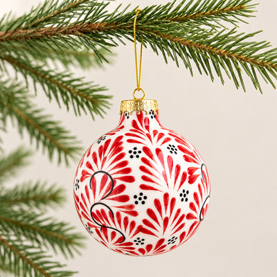 Artisan Ceramic Christmas Ornament Collection – Handmade in Mexico