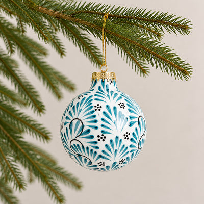 Artisan Ceramic Christmas Ornament Collection – Handmade in Mexico