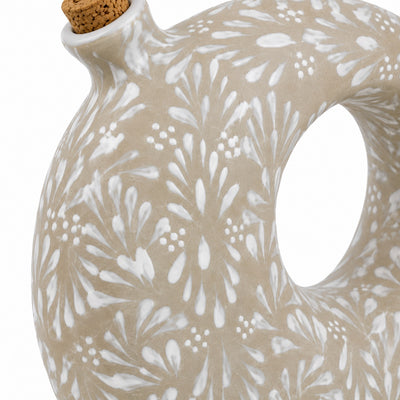 Handcrafted Stoneware Oil Bottle & Decorative Vessel
