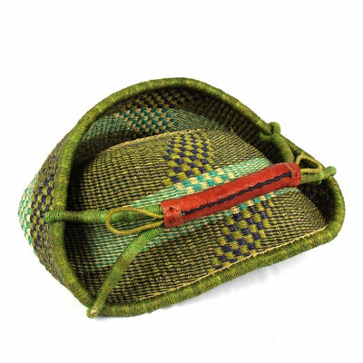 PACK 2 Bolga Market Basket, Large - Mixed Colors
