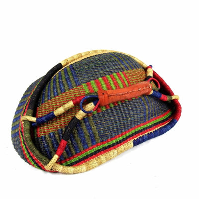 PACK 2 Bolga Market Basket, Large - Mixed Colors