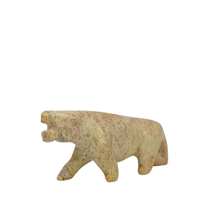 Soapstone Lioness - Small - Natural Stone