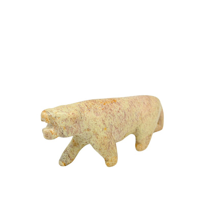 Soapstone Lioness - Small - Natural Stone