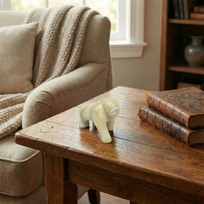 Soapstone Gorilla - Small - Natural Stone