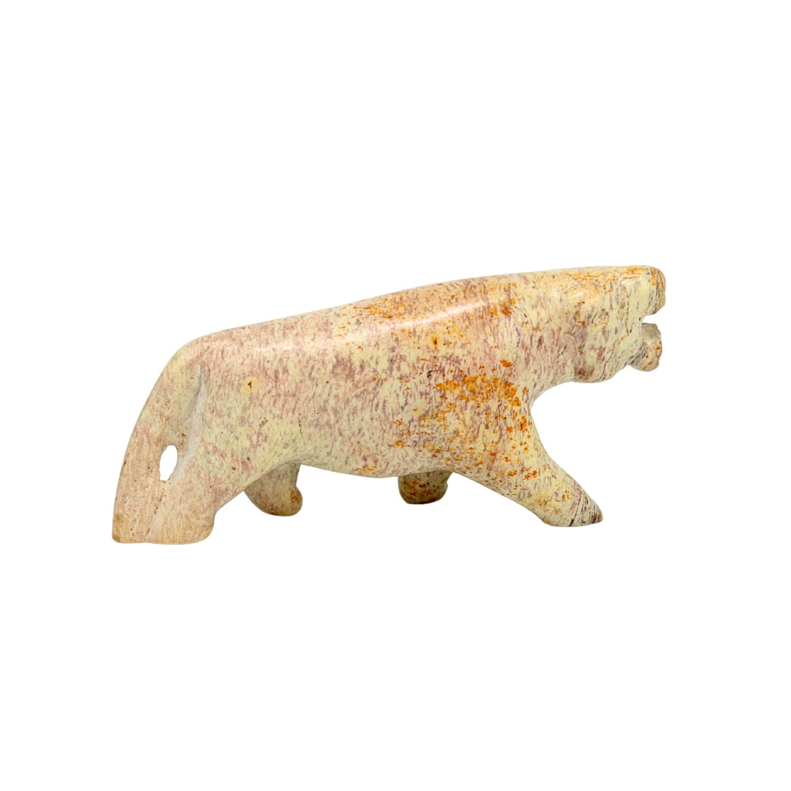 Soapstone Lioness - Small - Natural Stone