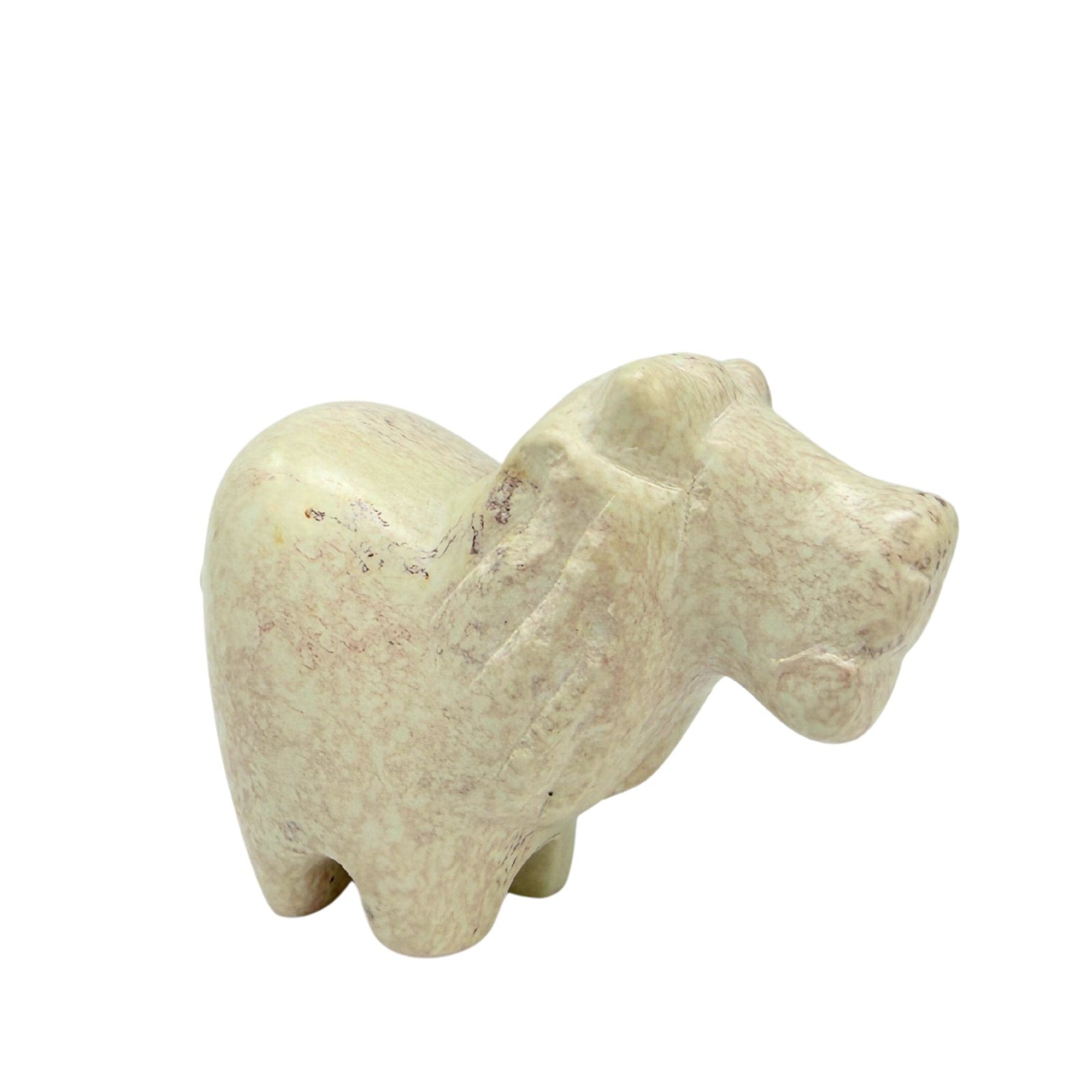 Soapstone Lion - Small - Natural Stone