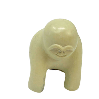 Soapstone Gorilla - Small - Natural Stone