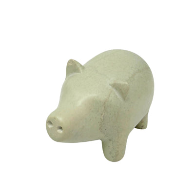 Soapstone Pig - Medium - Natural Stone