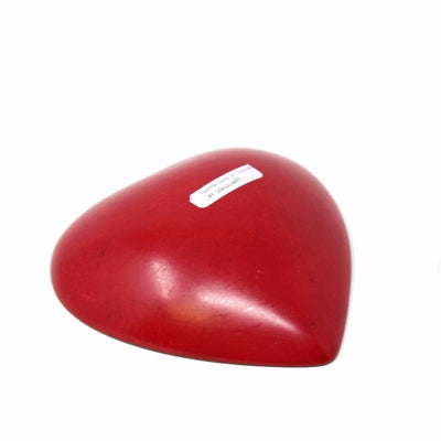 Soapstone Heart Bowl - Small - Red No Design