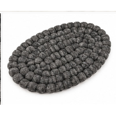 Felt Casserole Trivet, Dark Grey
