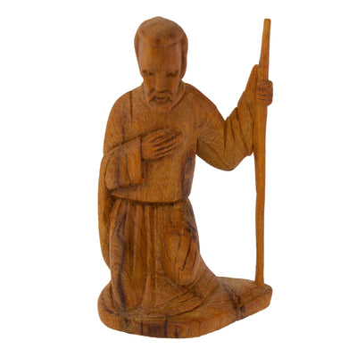 Hand-carved Wood Nativity Set from Kenya, 12 piece set