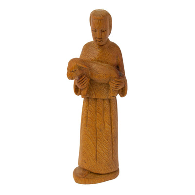 Hand-carved Wood Nativity Set from Kenya, 12 piece set