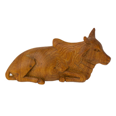 Hand-carved Wood Nativity Set from Kenya, 12 piece set