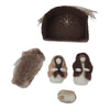 Handmade Petite Felt Nativity with Barn