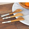 Simple Batik Olive Wood Spreader Set of 3
