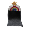 Rainbow Hand-stitched Felt Nativity Set,12 Piece Set with Storage Barn