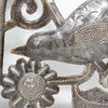 Two Birds Ringed Haitian Metal Drum Square Wall Art (11" x 12")