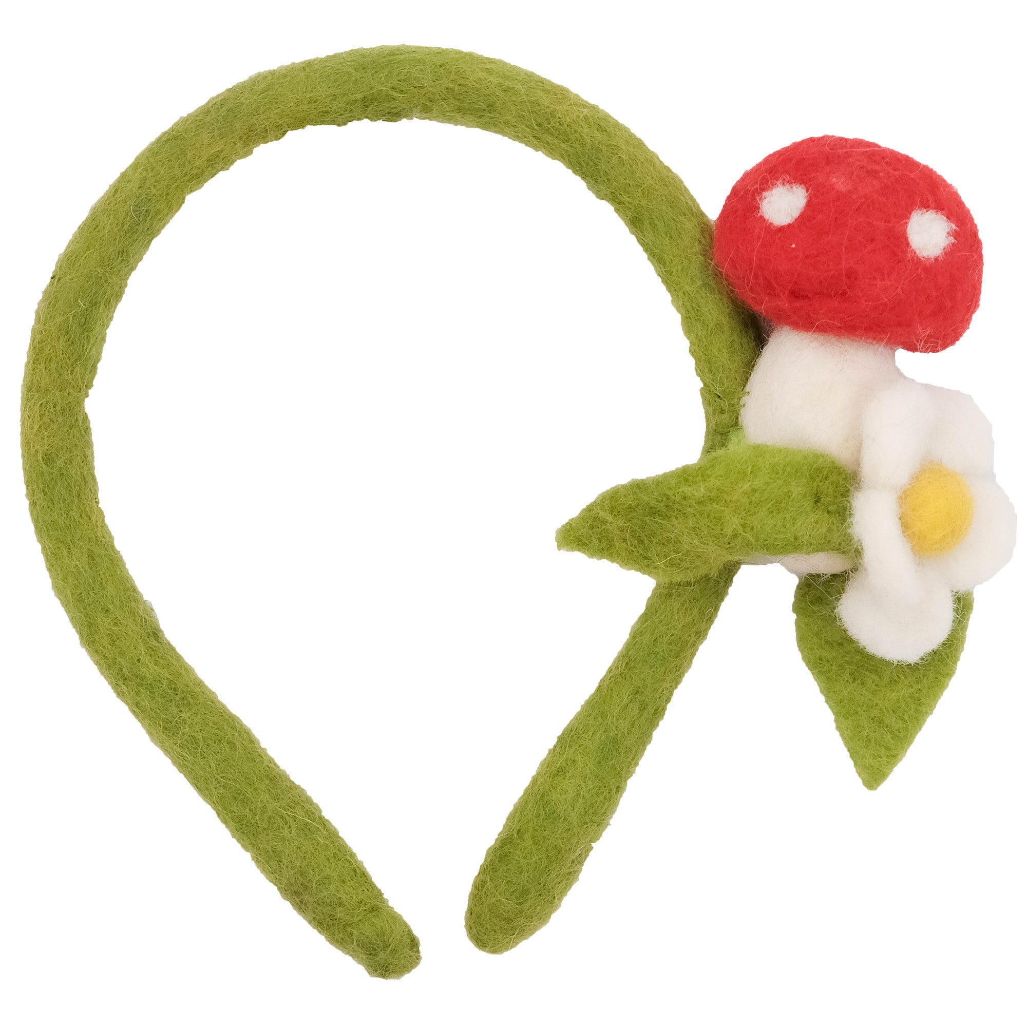 Mushroom Handmade Felt Headband